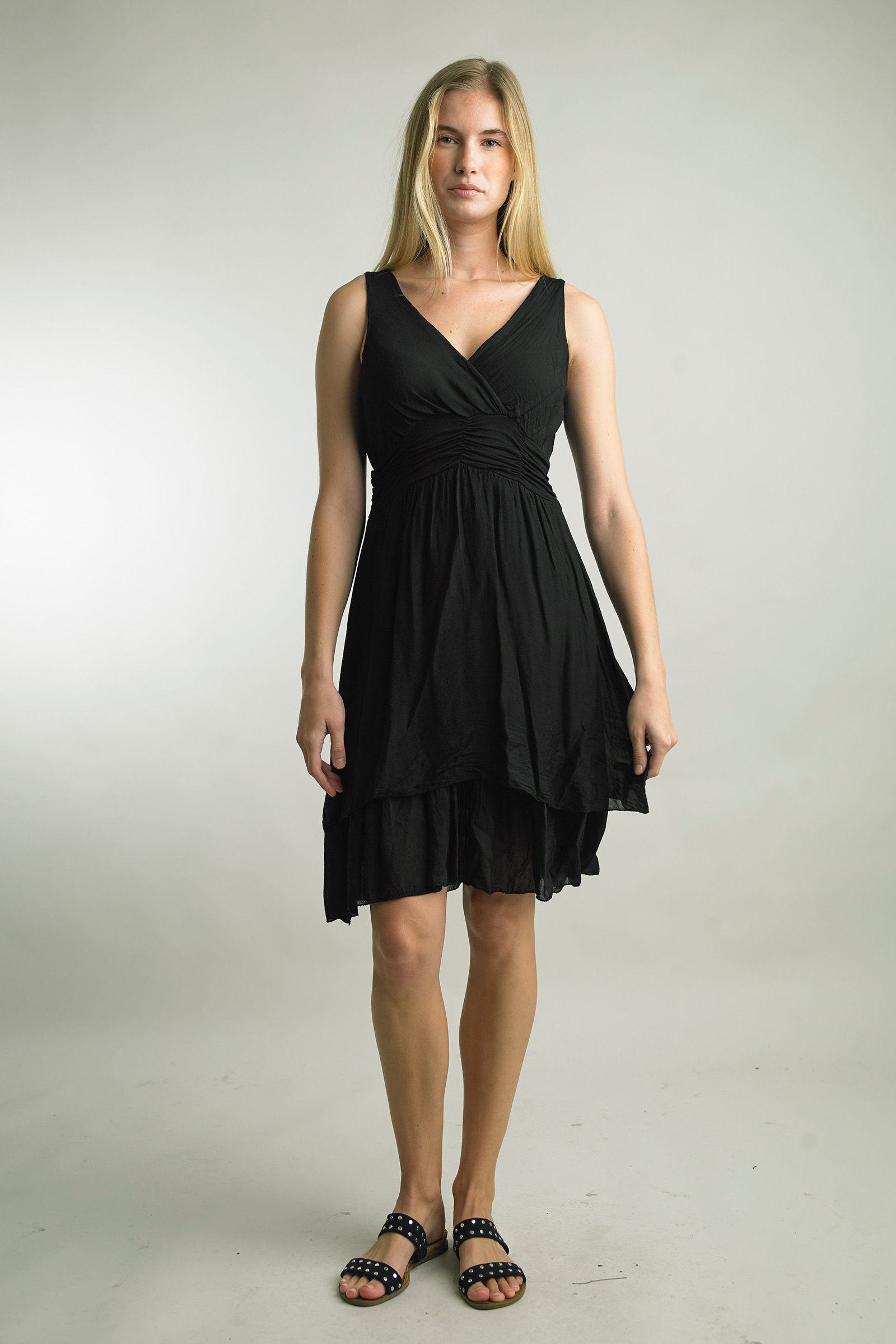Layered Silk Dress